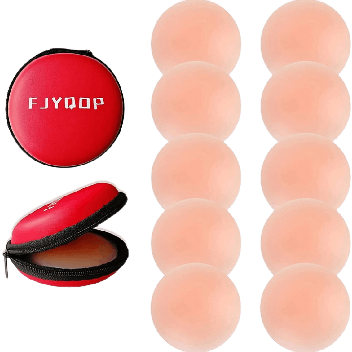 FJYQOP 10PCS Silicone Nipple Cover Waterproof nipple silicon pads