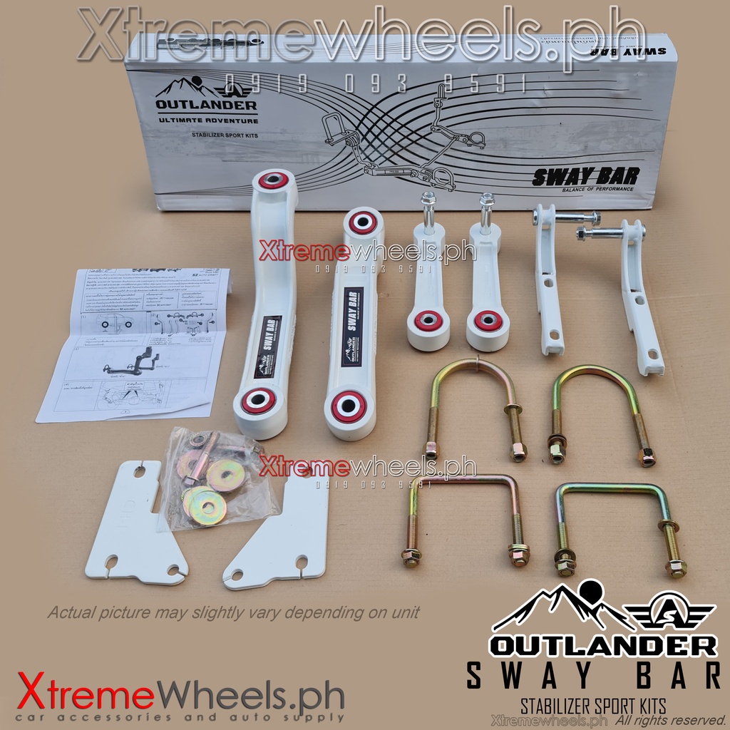 Fortuner 20162025 WHITE OUTLANDER BRAND Sway bar / Space Arm / Swaybar Thailand Brand Shopee