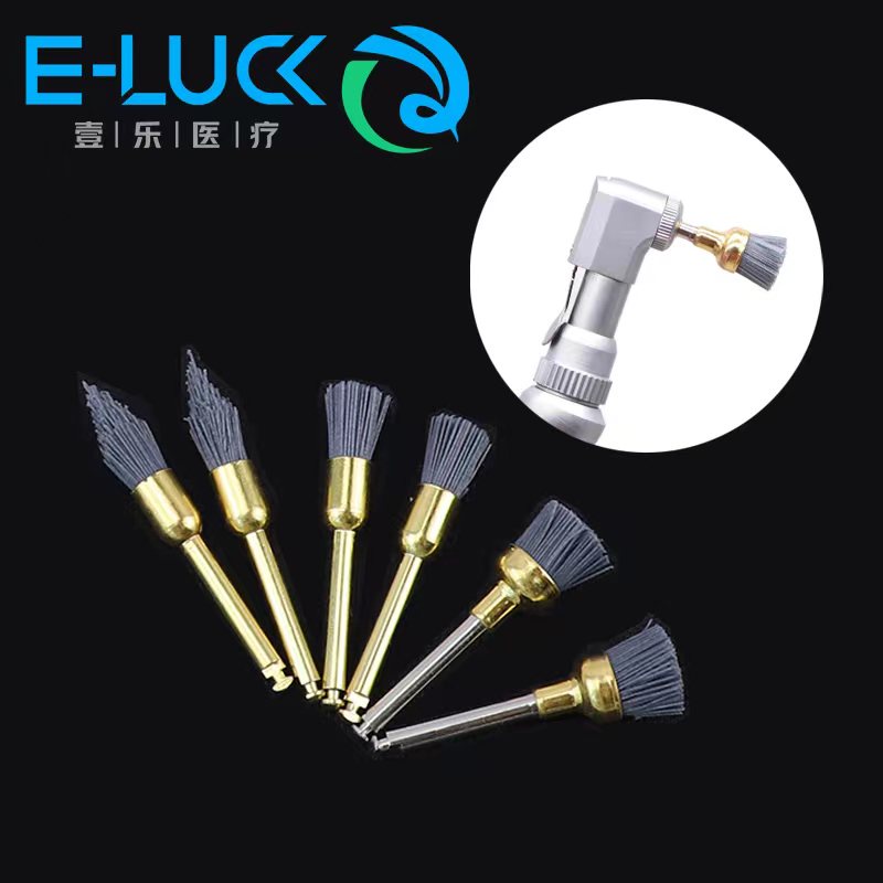 6pcs/box Dental Polishing Brush Silicon Carbide Polishing Prophy