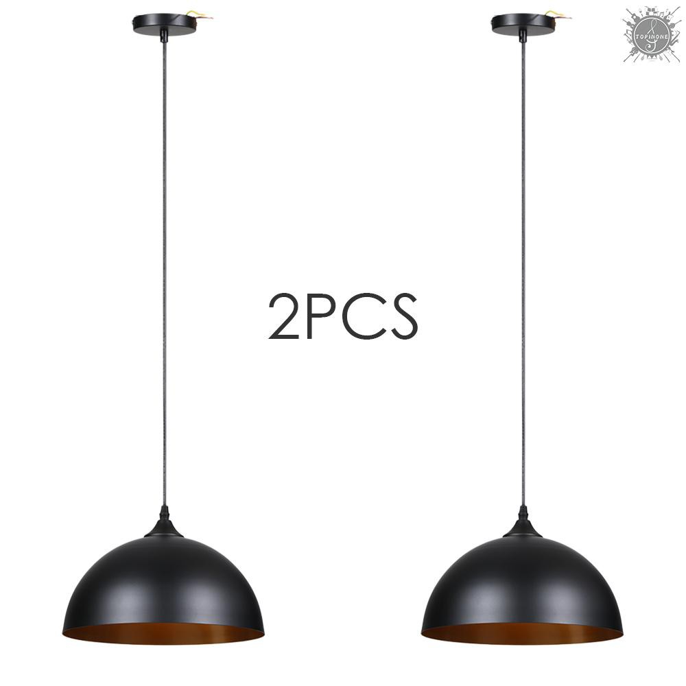 ♥TO♥ Tomshine Metal Pendants Light 2 Pack 220V230V Classic Black