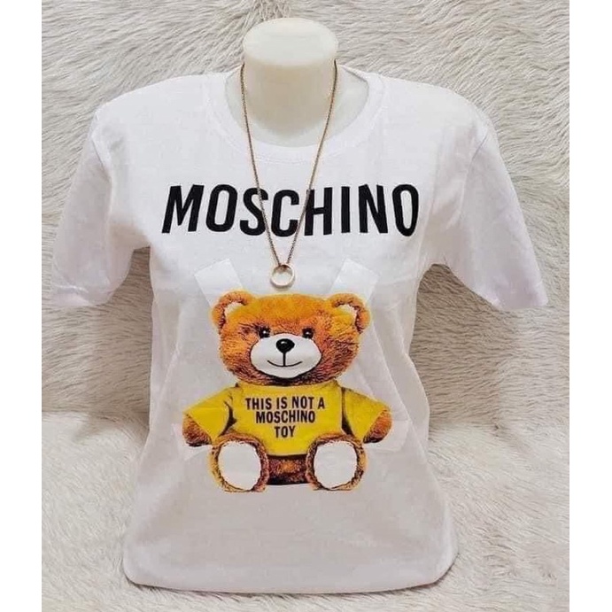 Moschino Tshirts with sizes Shopee Philippines