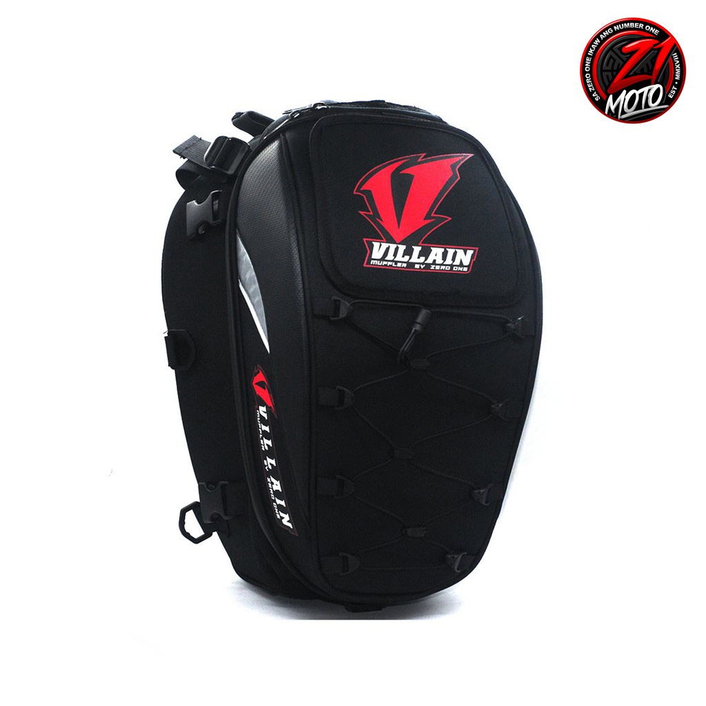 bagpack for man VILLAIN TAIL BAG 3 in 1 EXPANDABLE MOTORCYCLE BAG 1523