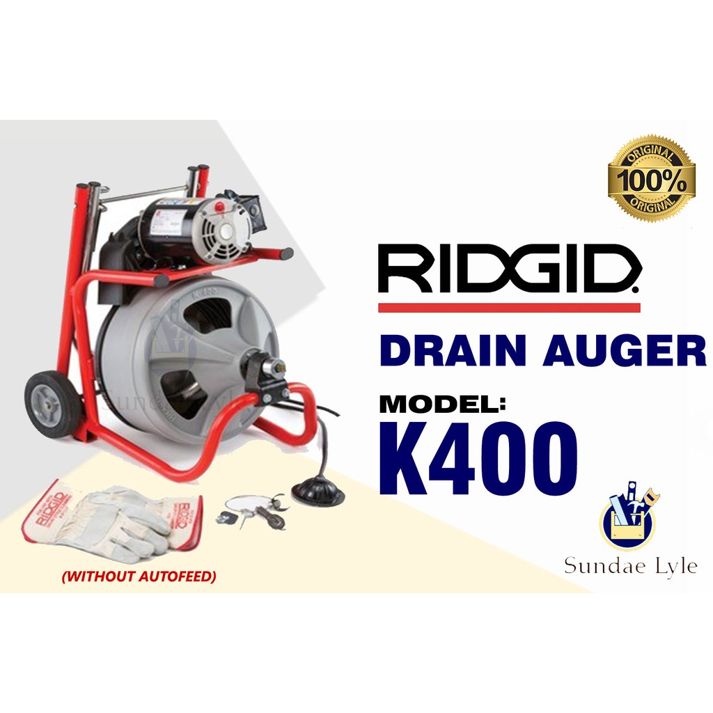 Ridgid Drain Auger K400 (ONHAND) Shopee Philippines