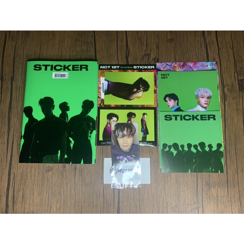 NCT 127 The 3rd Album Sticker (Sticky Ver) Unsealed (Doyoung pc, Taeyong/Doyoung/Jungwoo sticker
