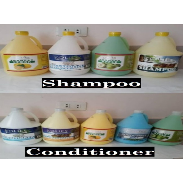 KOLIES HAIR CONDITIONER/SHAMPOO GALLON 1 Shopee Philippines