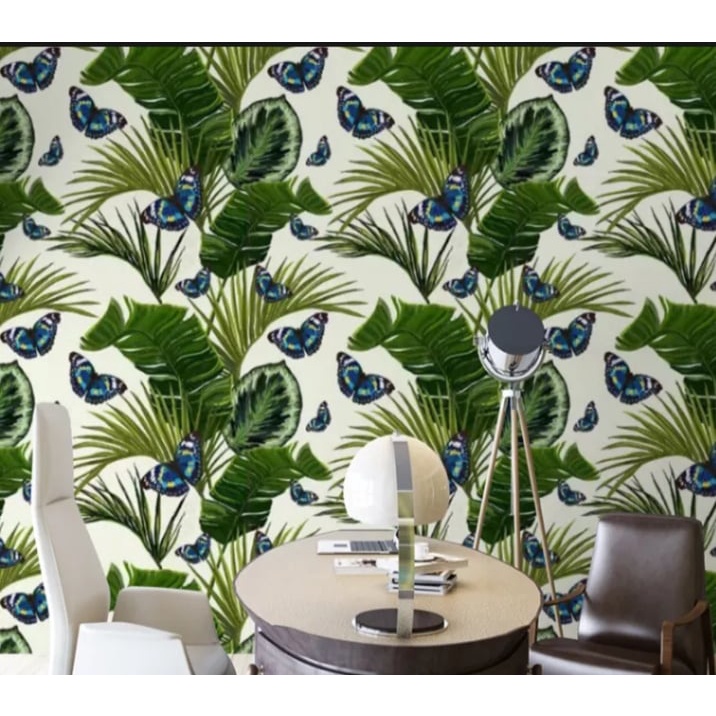 Z28 Butterfly Tropical Theme Wall Sticker PVC Self Adhesive Homedecor