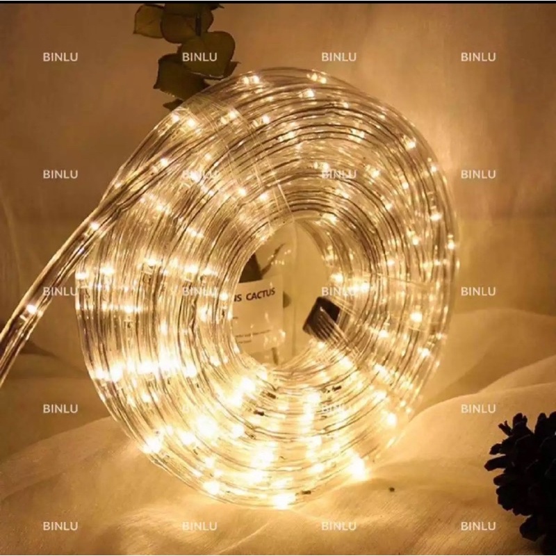 8M Indoor Outdoor Super Bright Led Rope Christmas lights Shopee
