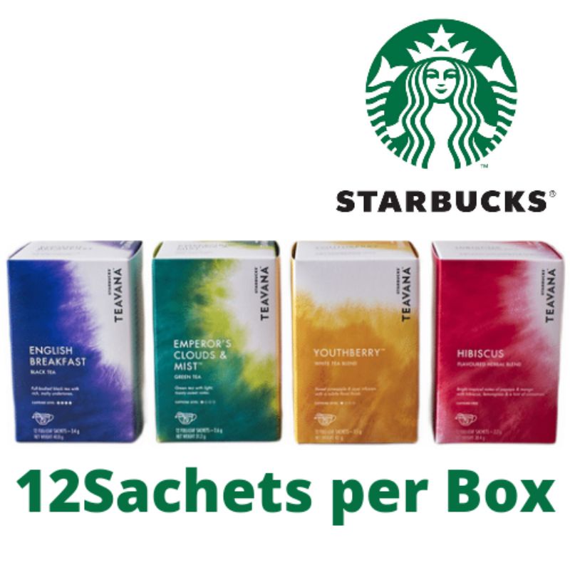 STARBUCKS TEAVANA 12PC TEA BAGS PER BOX Shopee Philippines