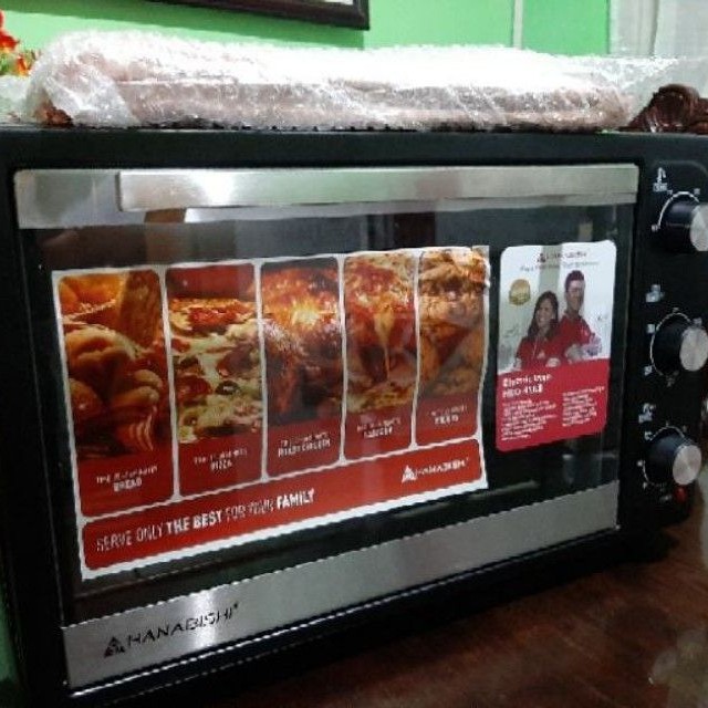 68L.HANABISHI CONVECTION,ROTISSERIE ELECTRIC OVEN HEO68R Shopee Philippines