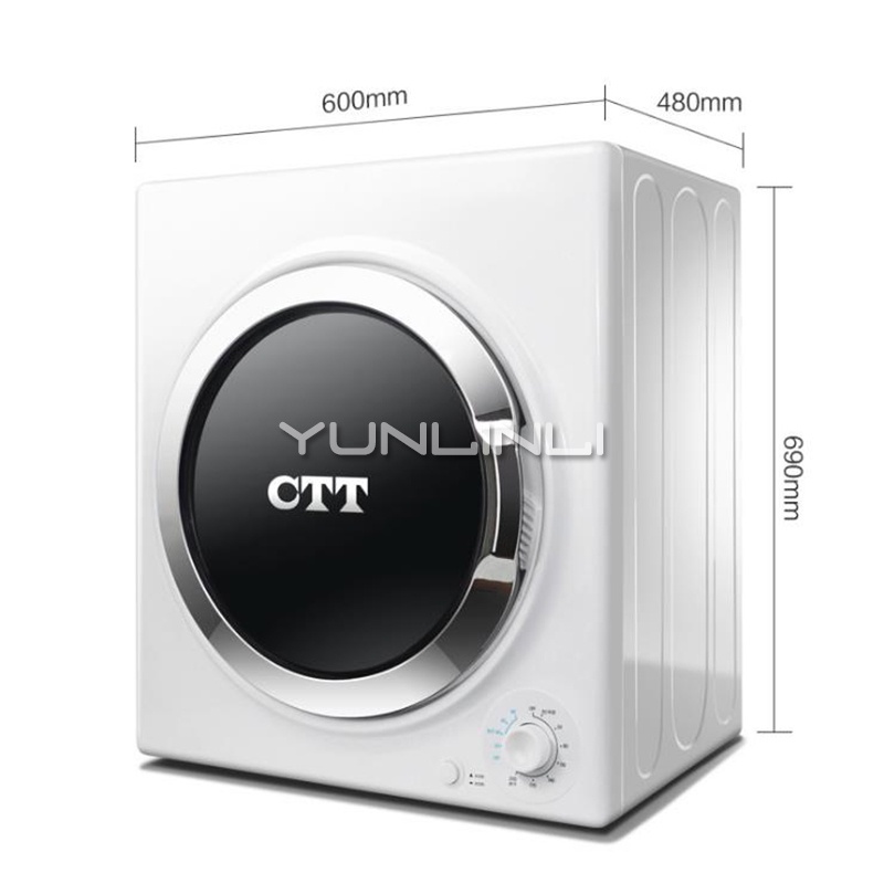 Household Clothes Dryer Roller Clothes Drying Machine 5kg Stainless