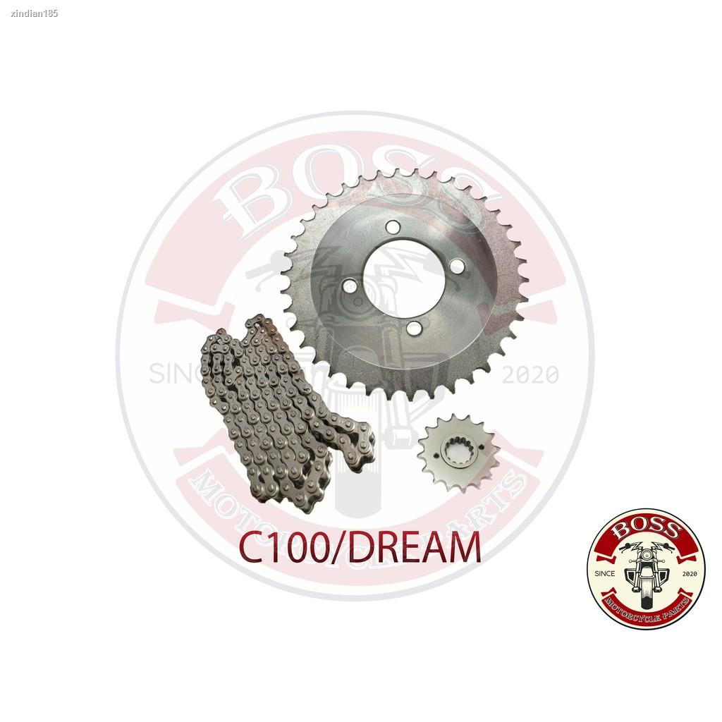 CHAIN AND SPROCKET SET (CHS) TMX/DREAM/XRM/WAVE/C100/SMASH/BARAKO/CT100