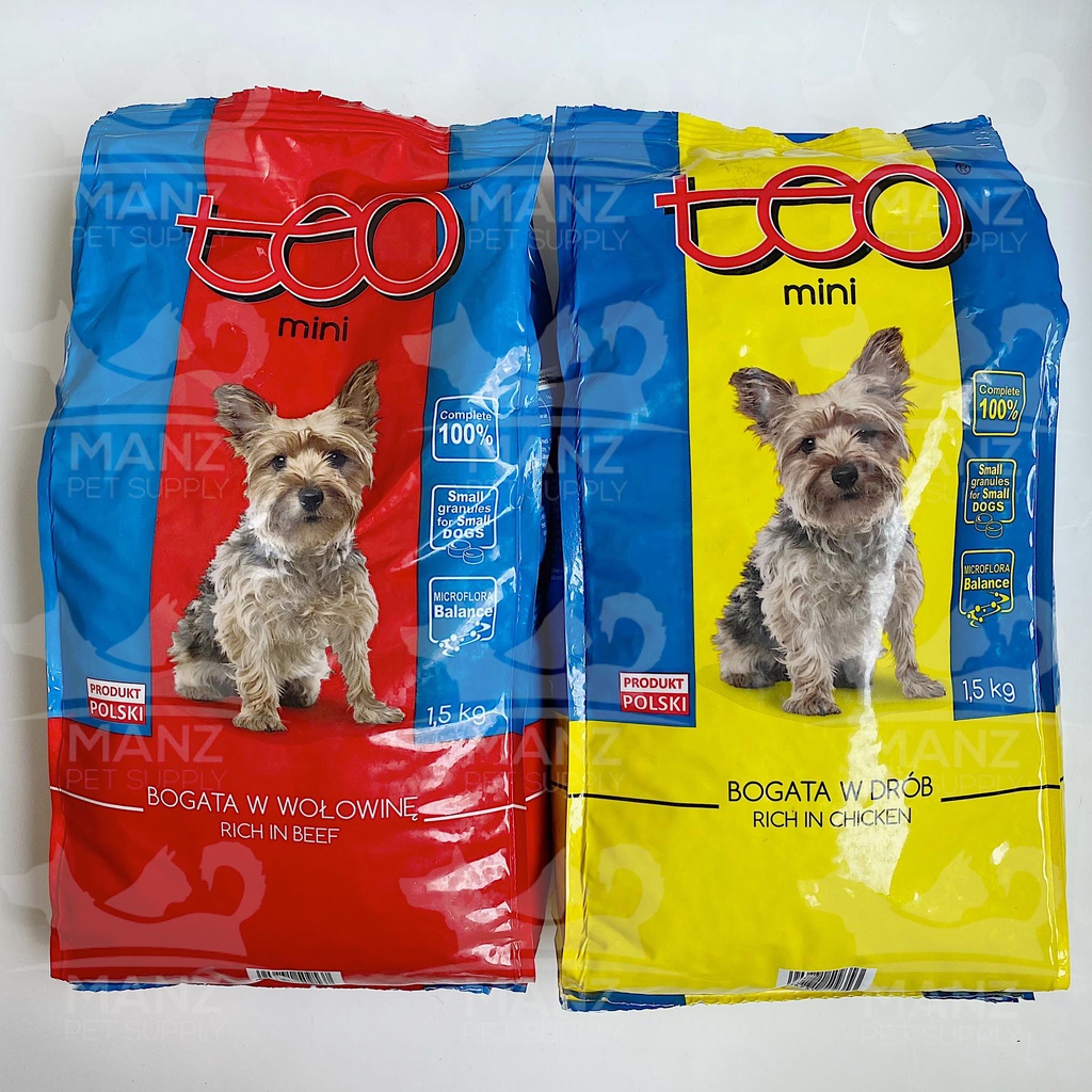 TEO MINI DRY DOG FOOD 1.5KG Shopee Philippines