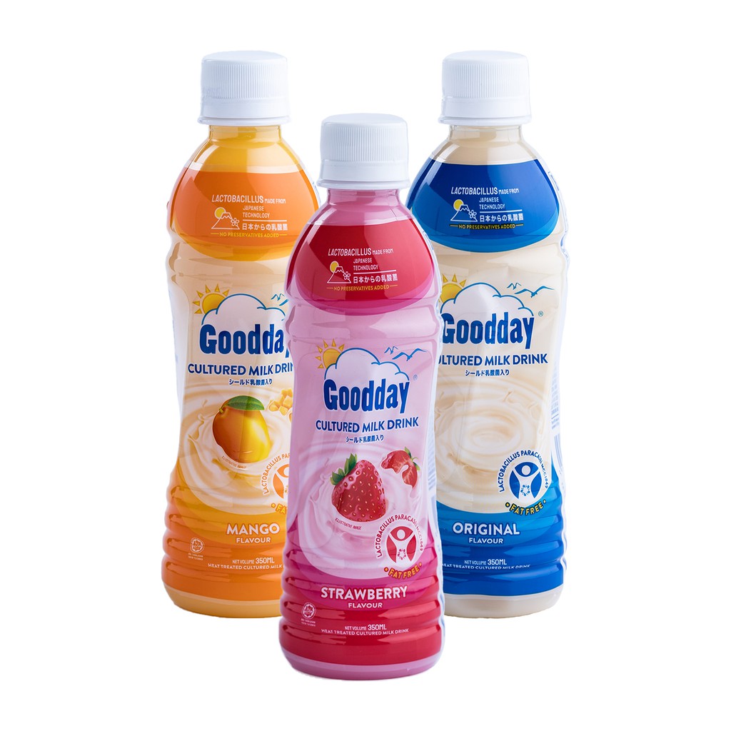 Goodday Cultured Milk Yogurt Drink 350mL 3 pieces Shopee Philippines
