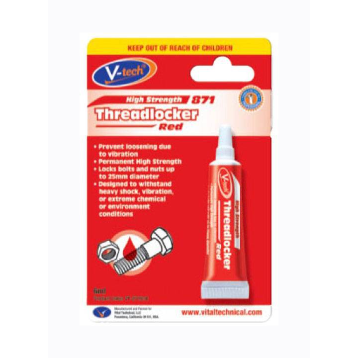 Vtech Threadlocker Red High Strength 871 Shopee Philippines