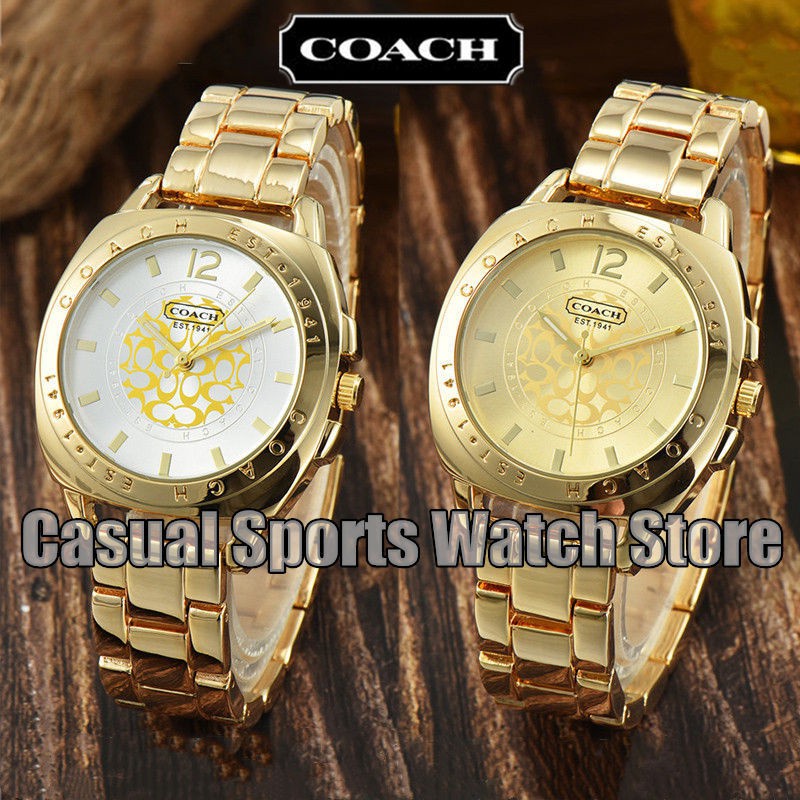 ∋ COACH Watch Women Pawnable Gold COACH Watch For Men COACH Ladies