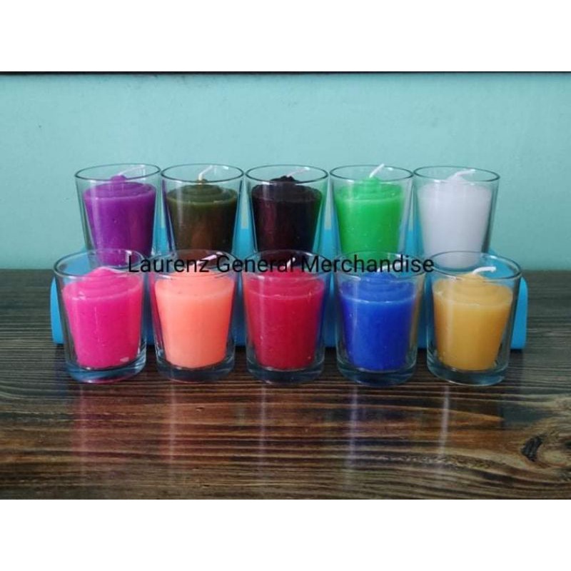 Victory Candle Vigil Candle 2 Glass (V2 Glass Candle) 1pc/order