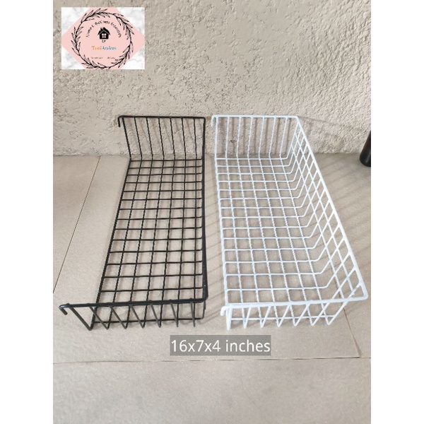 (Per bundle) Medium Open Gridwall Basket Wire mesh Hanging Basket