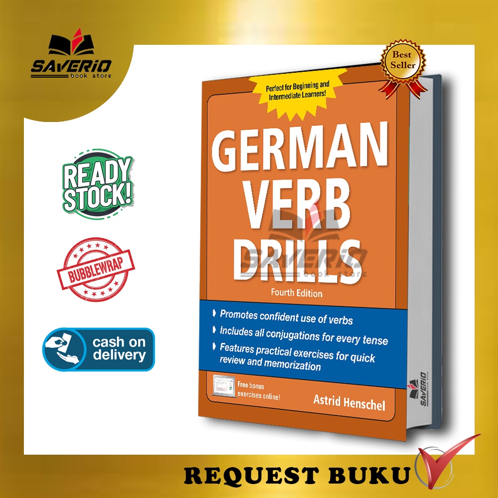 German Verb Drills Book, Fourth Edition (Drills Series) by Astrid
