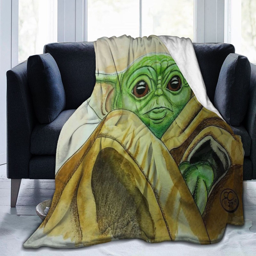 The New Bbq The Child Baby Yoda From Star Wars Man The Blanket Is Light