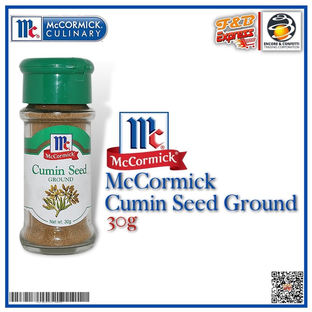 Mc Cormick Cumin Seed Ground 30g Shopee Philippines