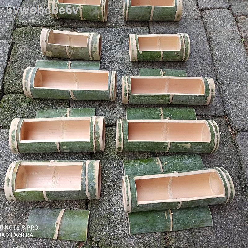 Extralarge bamboo tube rice steamed tube chicken covered farm