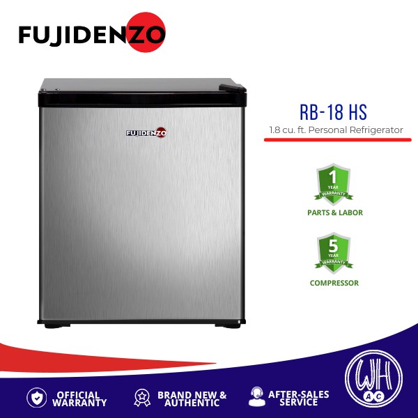Fujidenzo 1.8 cu. ft. Bar Fridge Personal Refrigerator RB18HS Shopee
