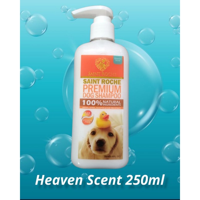 Saint Roche Dog Shampoo 250ml ( 100 Natural Ingredients ) Shopee