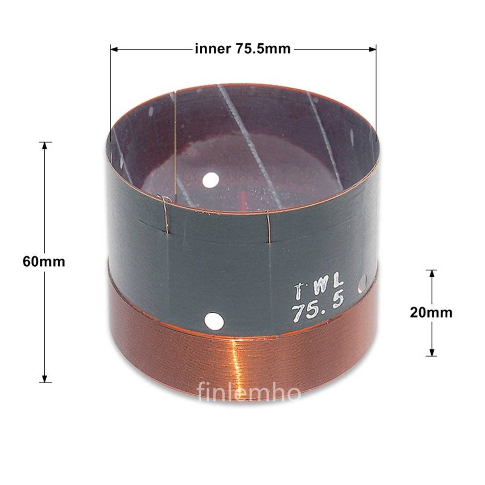 MFBJ 75.5mm Karaoke Speaker Woofer Voice Coil 3 Inch 12 Inch 15 Inch