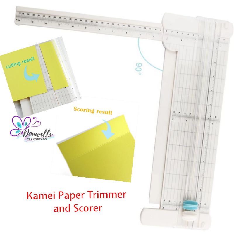 Kamei Paper Trimmer and Scorer / Embosser 3"x12" Paper Cutter and