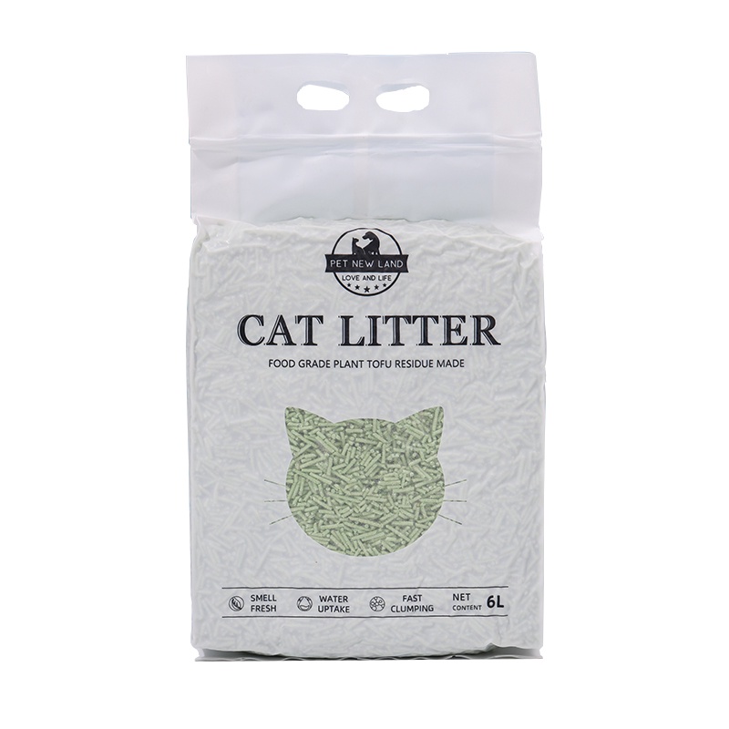 Tofu Cat Litter sand 6L Flushable Cat Sand Food Grade Plant Tofu