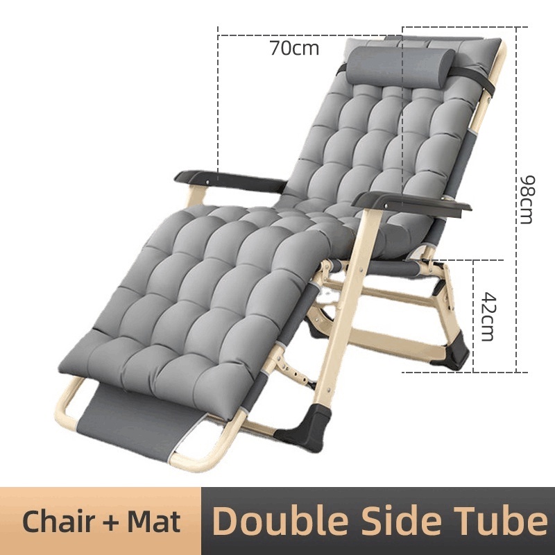 ICON Folding Bed Reclining Chair Outdoor Single Folding Bed With Foam