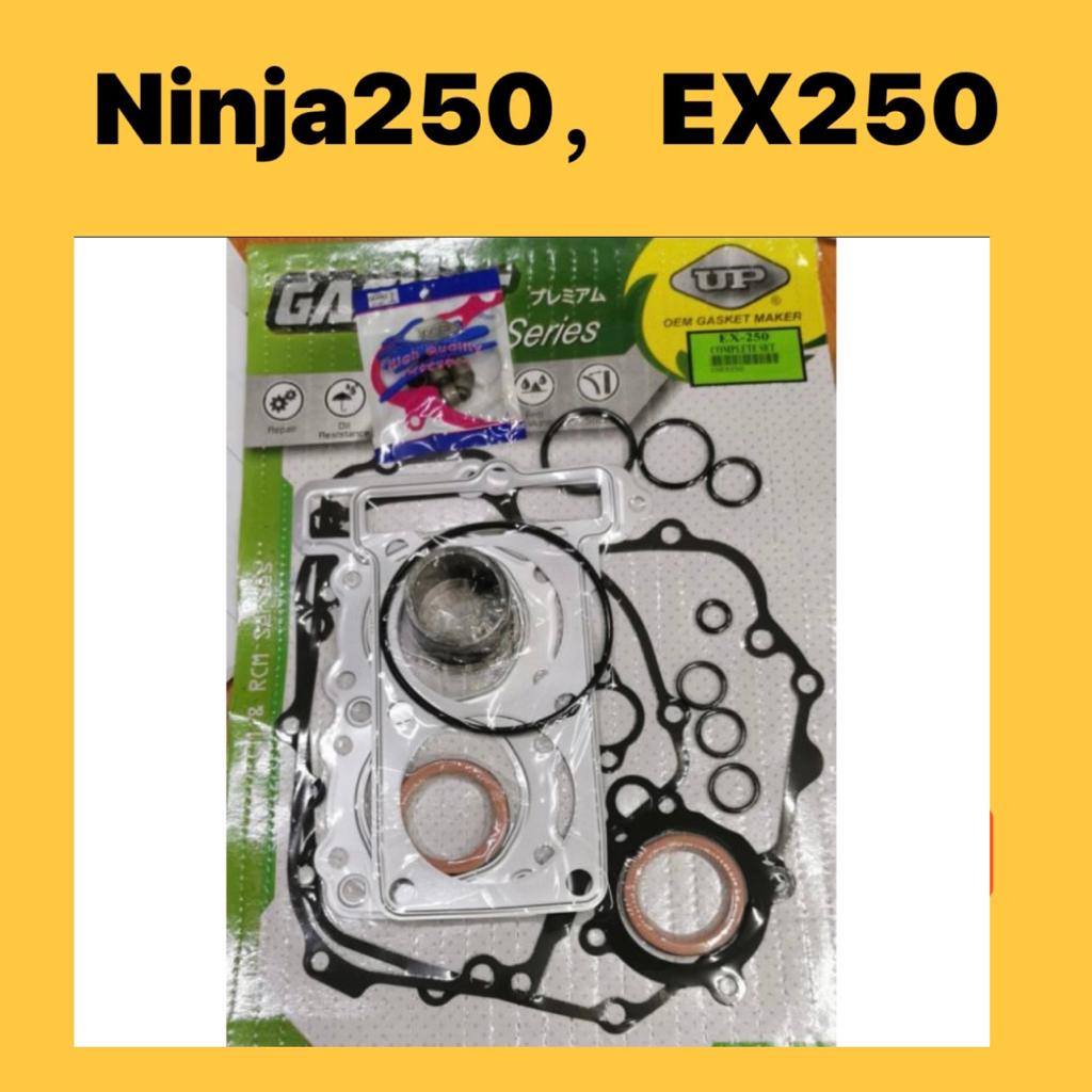 NINJA 250 OVERHAUL GASKET PACKING + VALVE SEAL COMPLETE SET GASKET KAWASAKI NINJA250 NINJA 250