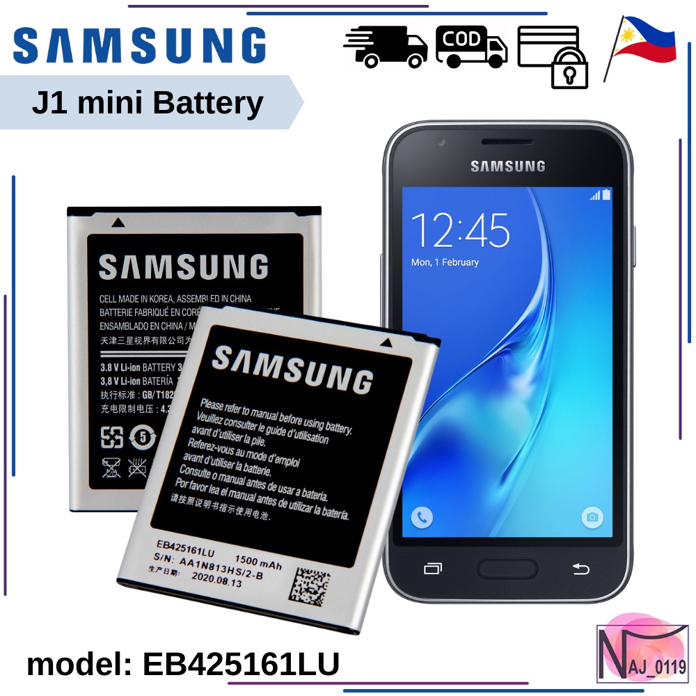 Samsung Galaxy J1 mini Battery model EB425161LU (1500mAh) High