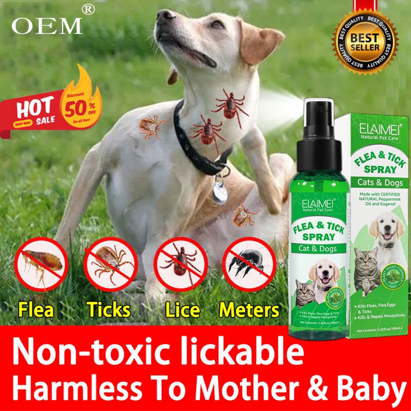 (hot)Immediately effective tick and flea killer for dogs anti tick and