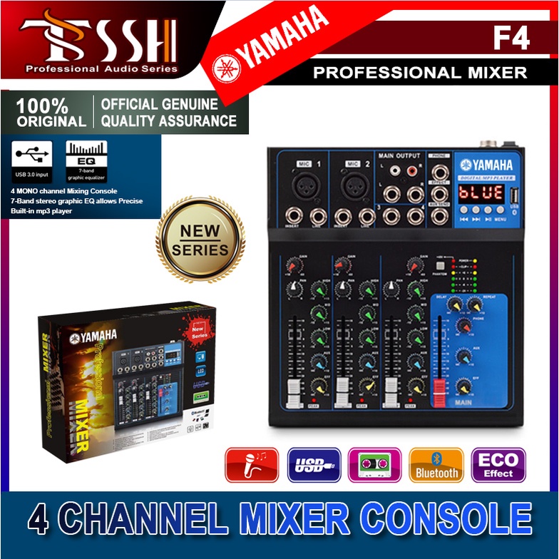 Yamaha 4 CHANNEL mixer with Usb & Bluetooth Shopee Philippines