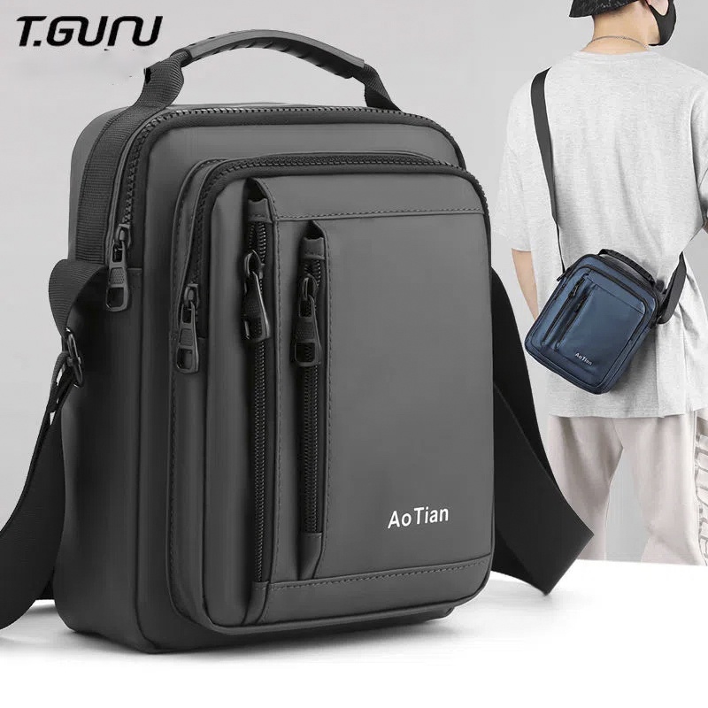 waterproof shoulder Sling bag for men business messenger bags 562