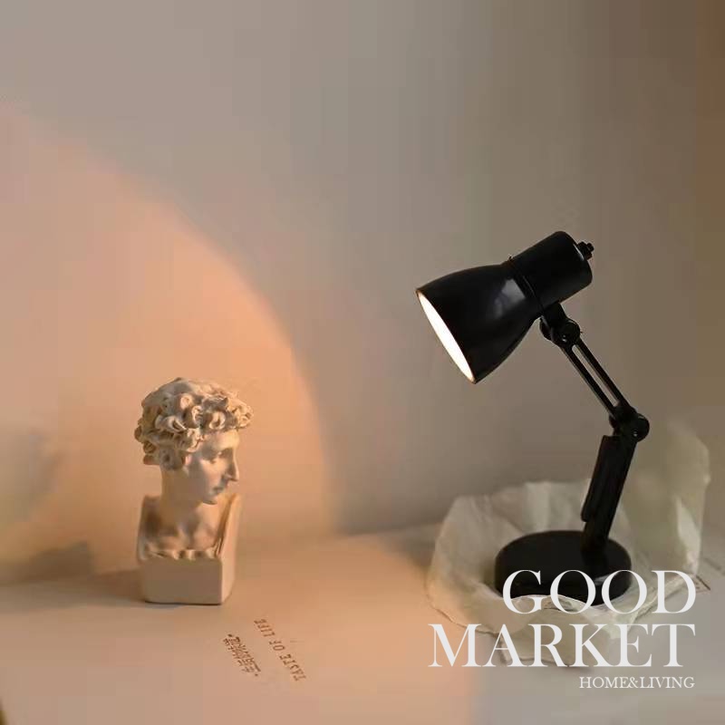 [ Goodmarket ] Cute Small Led Lights Desk Lamps Mini Bedside Table Lamp