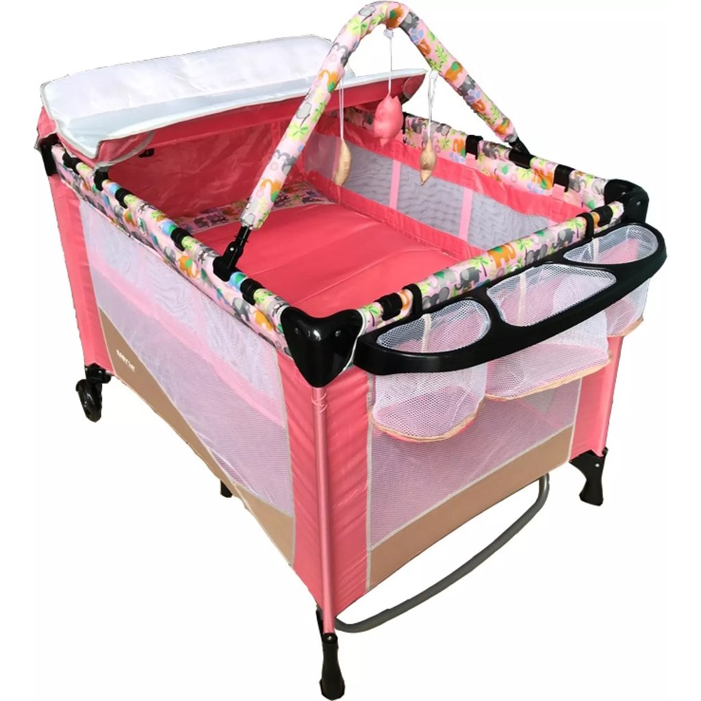 ORIGINAL BABY 1ST FIRST CRIB WITH ROCKING SYSTEM ***NO MOSQUITO NET