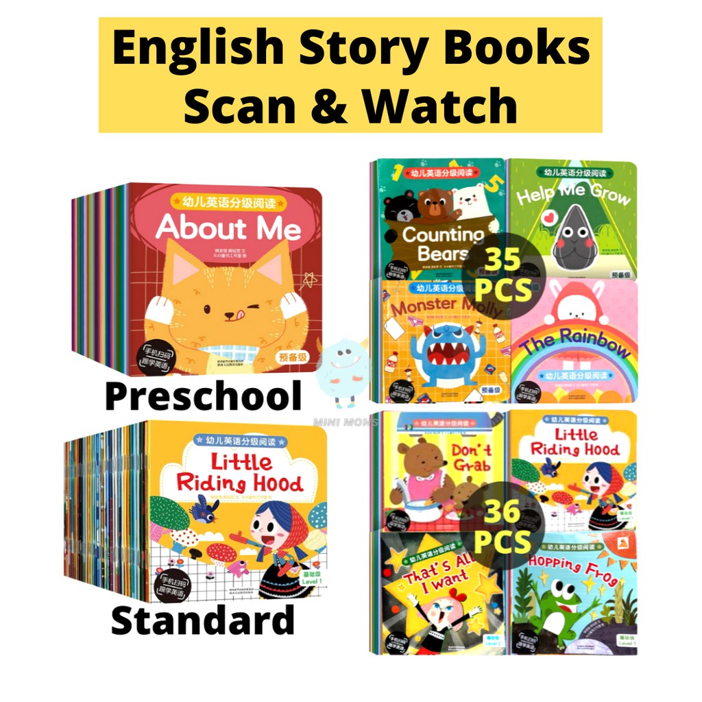 71 Books English Story Book Set for Baby Kids Preschool Kindergarten