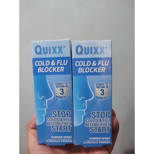Quixx Cold and Flu Blocker Nasal Spray with freebiess! Shopee Philippines