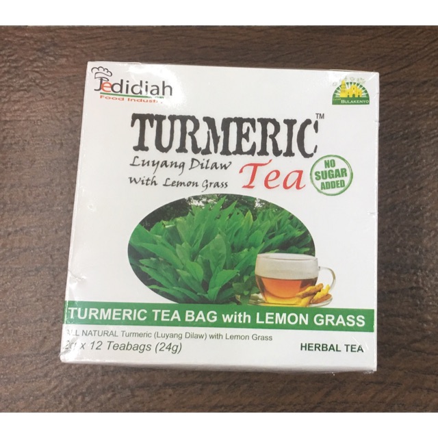 Jedidiah Turmeric Luyang Dilaw with Lemon grass Tea NO SUGAR ADDED