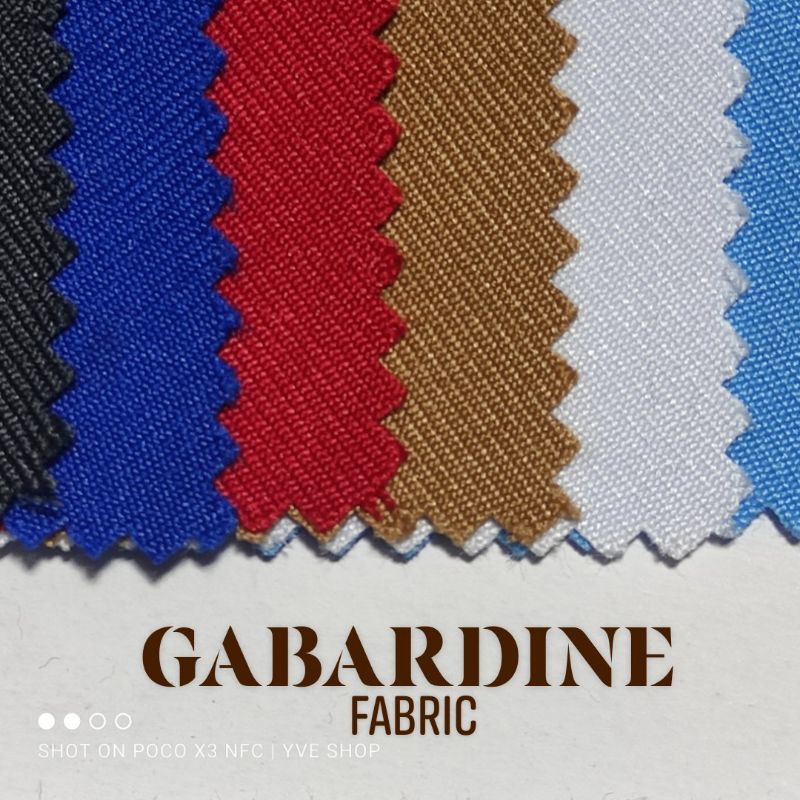 US GABARDINE Woven Fabric 60" width (Sold per yard) Shopee Philippines
