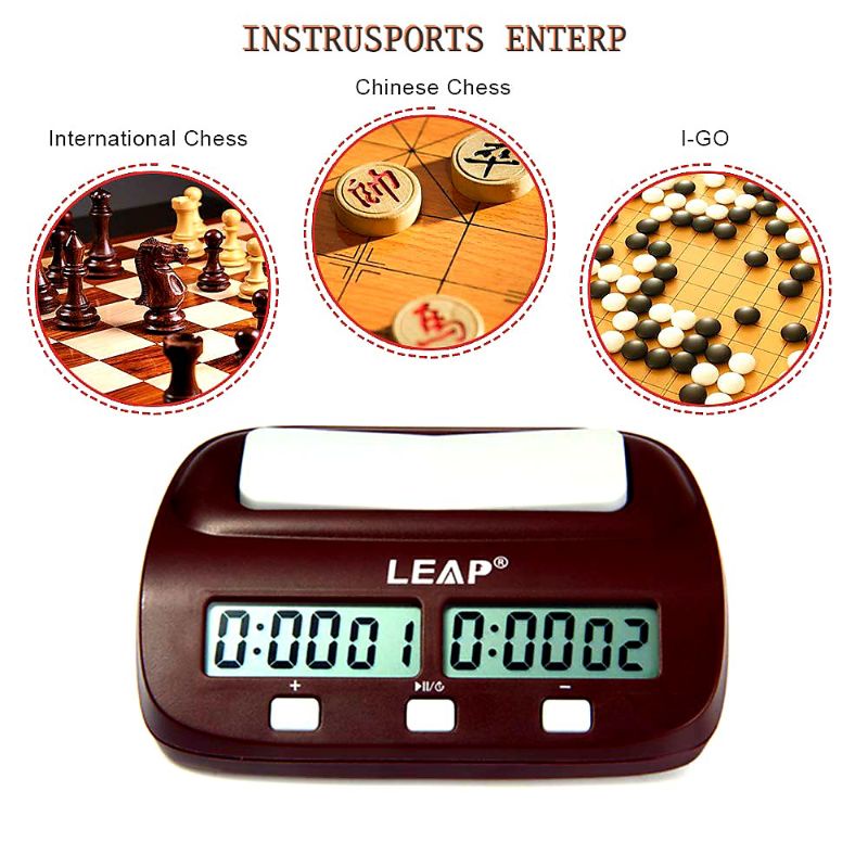 Chess Clock Digital IGO Count Up Down Timer LEAP PQ9907S Shopee Philippines