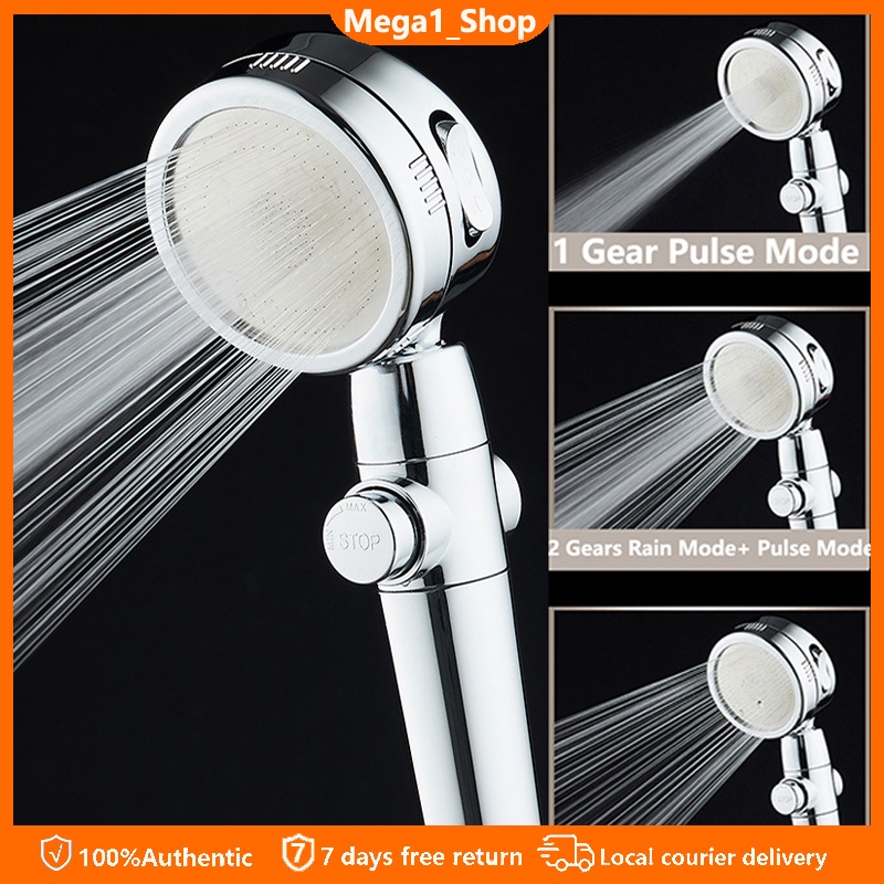 Shower Head Water Saving Flow 360 Degrees Rotating High Pressure Spray