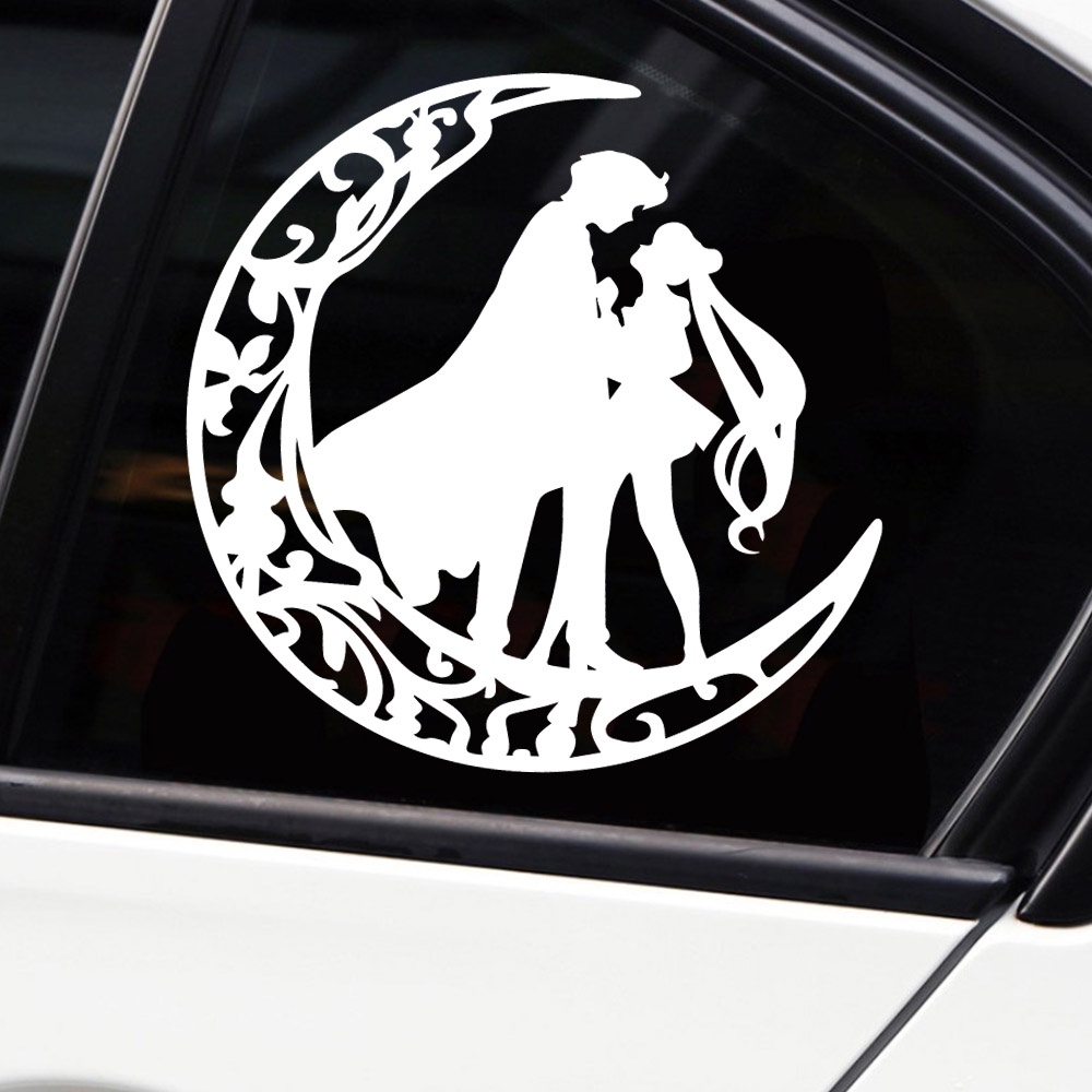 Cartoon Sailor Moon Auto Sticker Funny Motorcycle Car Styling Vinyl
