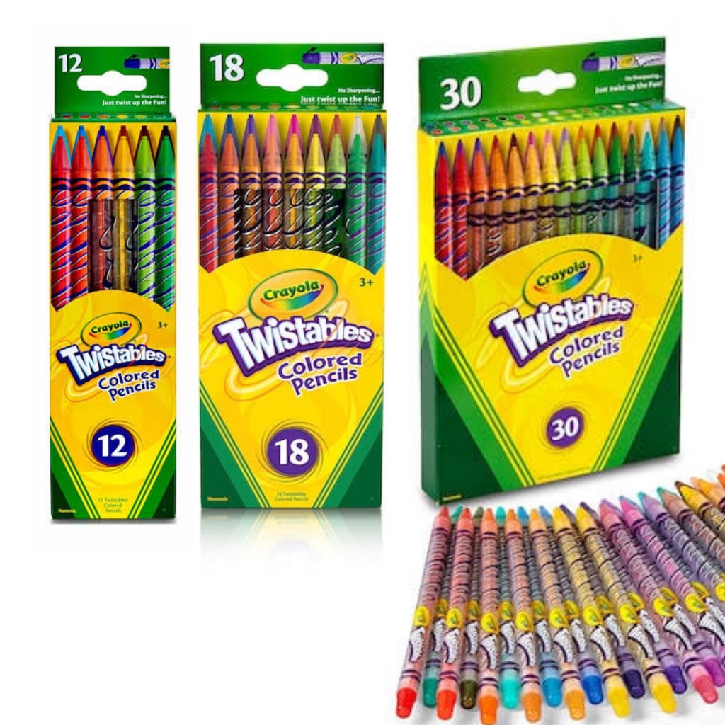Crayola Twistable Colored Pencils 12ct 18ct 30ct Shopee Philippines