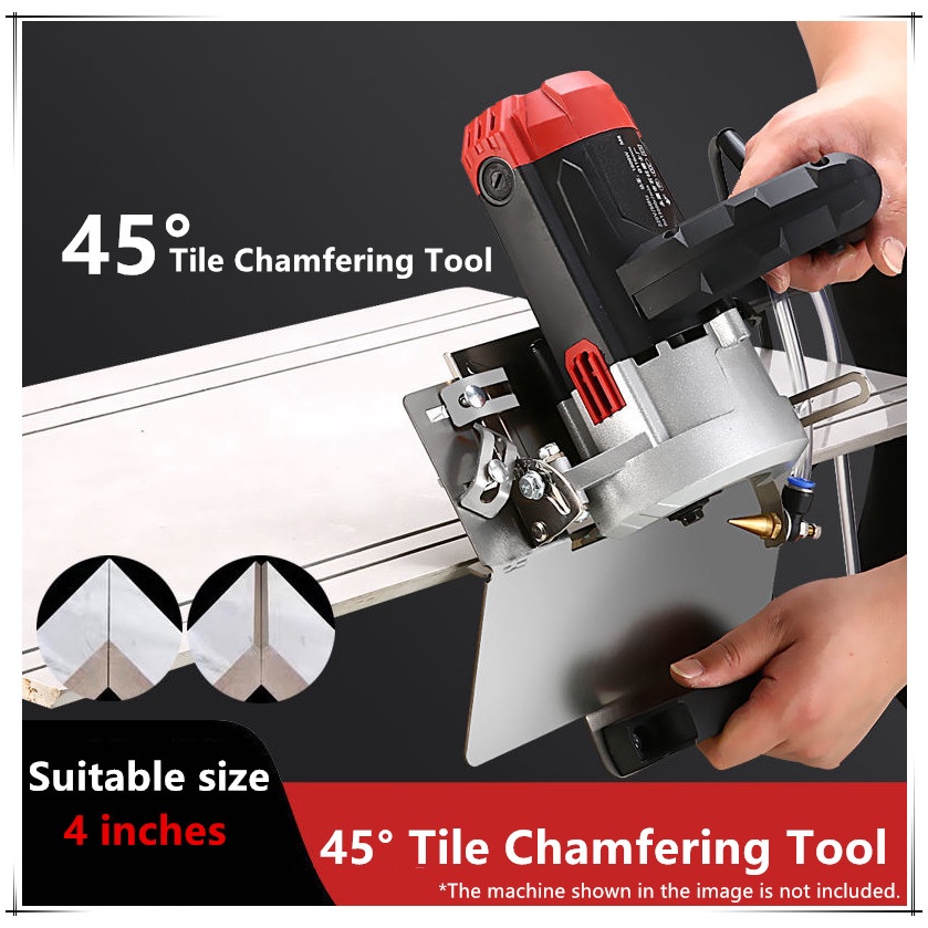 45 Degree Tile Chamfering Device Table Saw Guide Miter Saw Guide