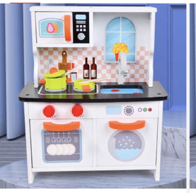 Kids Mini Wooden Kitchen play set Shopee Philippines