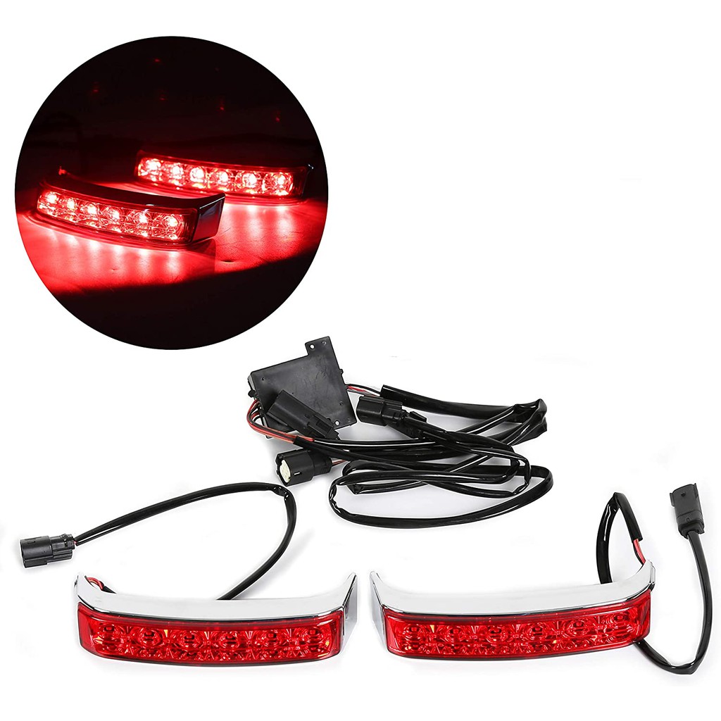 LED Saddlebag Tail Light Saddle Bag Turn Signal Light With Brake Lamp