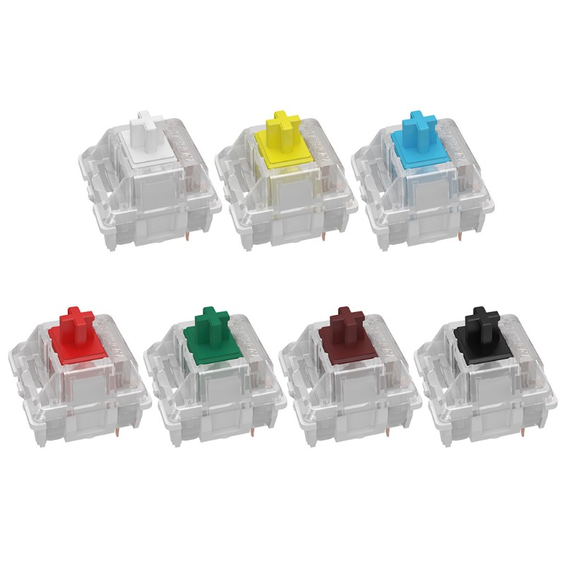 Gateron SMD Switches black red brown blue clear green yellow 3pin